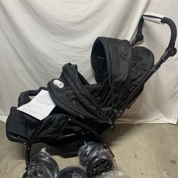 Multi-Level Backrest Foldable Front Back Seats Lightweight Double Baby Stroller