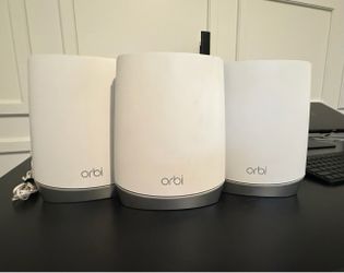 NETGEAR Orbi WiFi 6 Mesh System – RBR750 Router + 2 RBS750 Satellites
