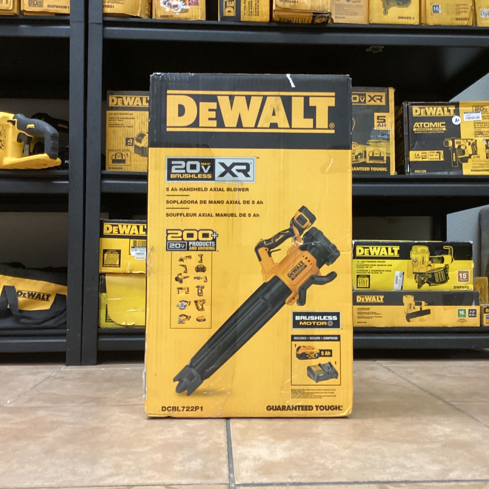 125 Mph Dewalt Rechargeable Leaf Blower DEWALT DCBL722B MAX