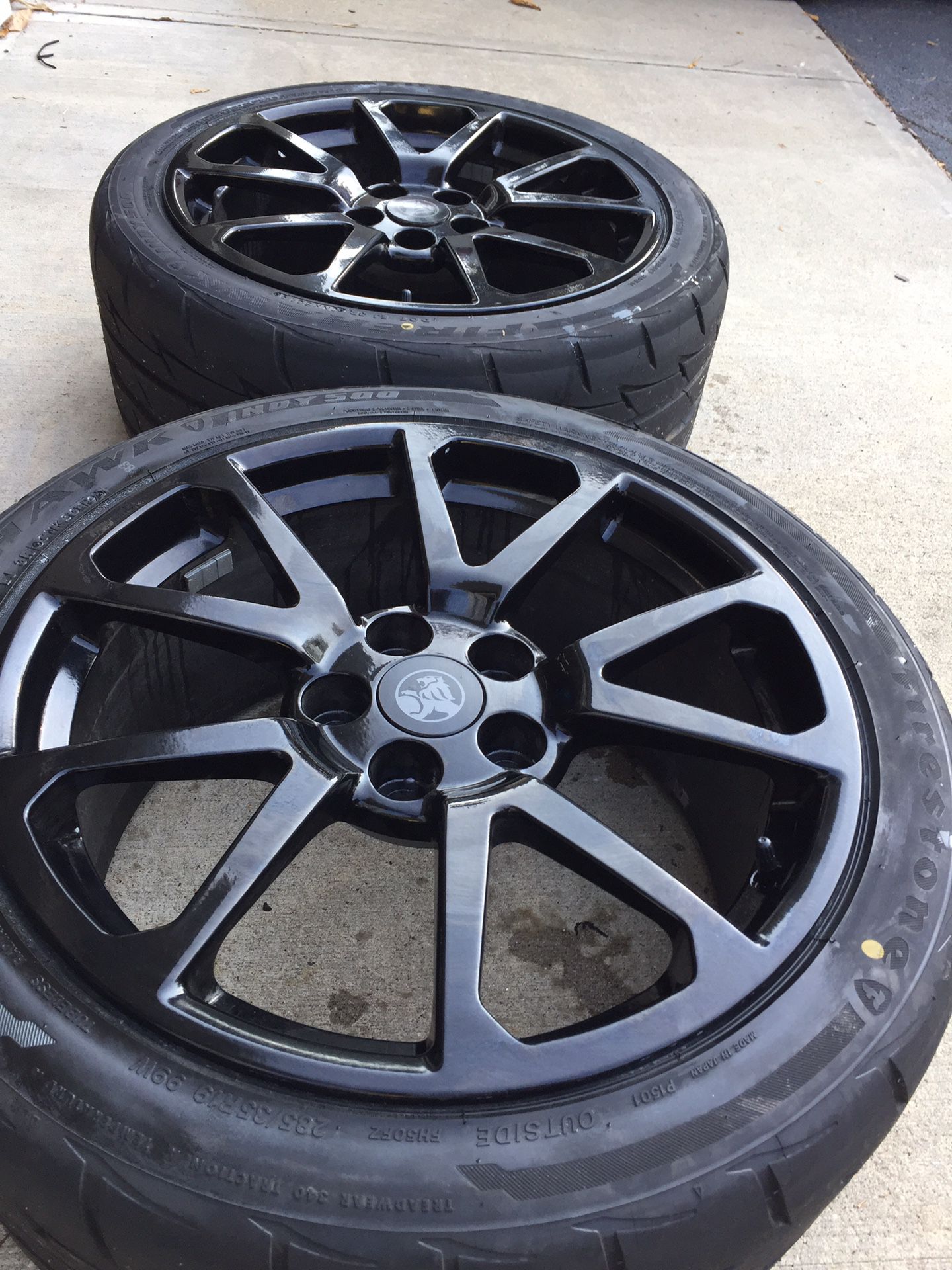 Cts-v sedan wheels and Indy 500 tires