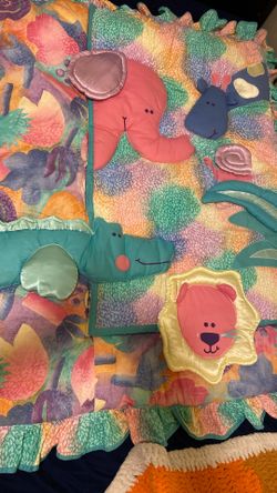 Reversible “Vintage” Crib Blanket