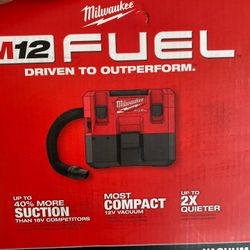 Milwaukee 0960-20 M12 Fuel 1.6gal Wet/Dry Vacuum