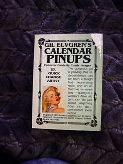 Gil Elvgren's Calendar Pinups Collector Card #37