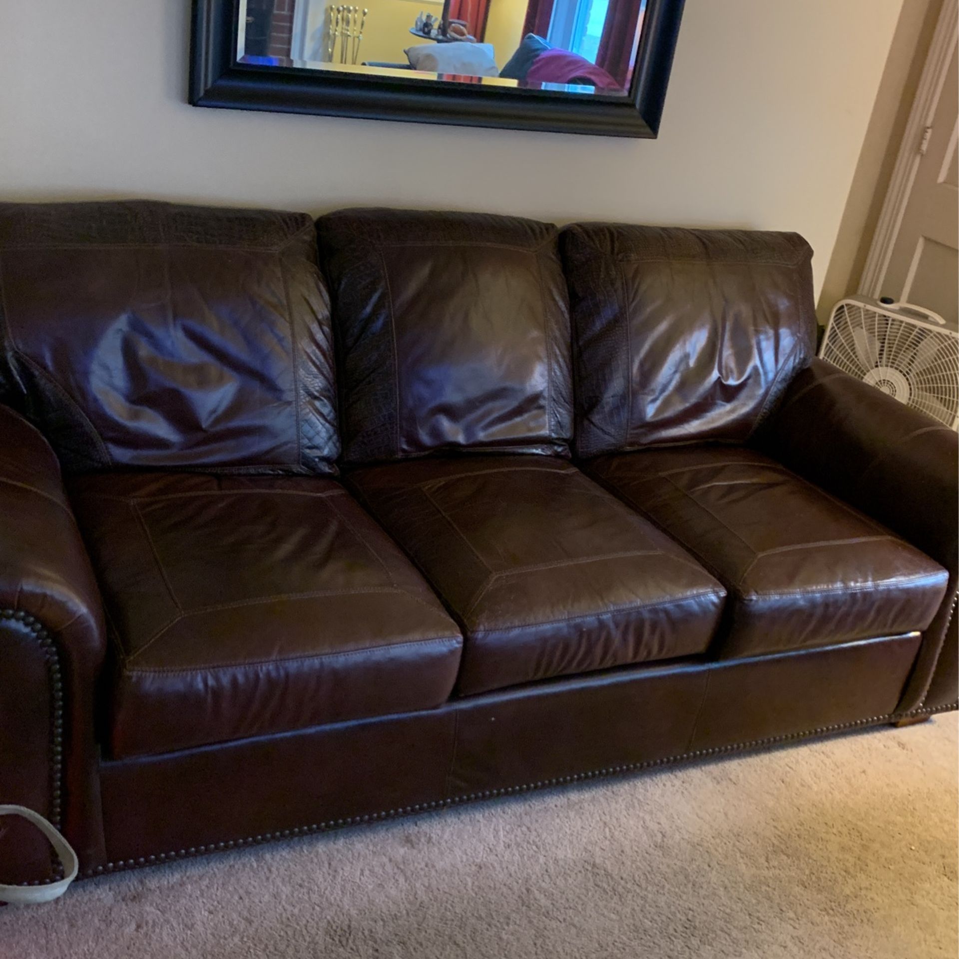 Leather Couch 