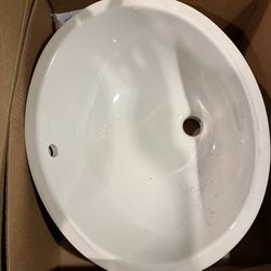 KOHLER K-2210-96 Caxton Under-Mount Bathroom Sink, Biscuit
