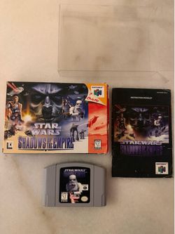 Star Wars Shadow of the empire n64 CIB