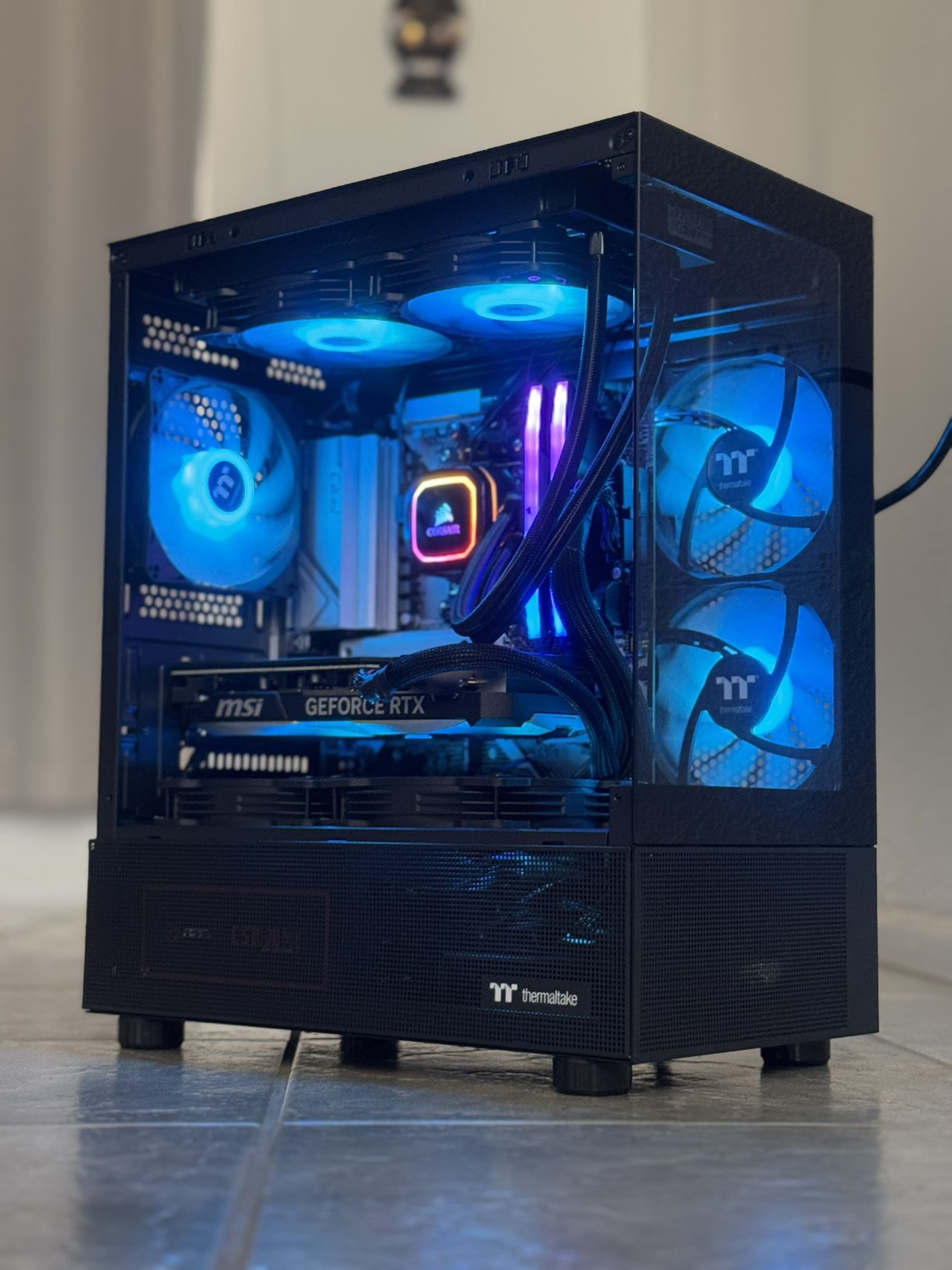 Thermaltake View 170 TG ARGB Gaming PC ~ AMD Ryzen 7 7800X3D + RTX 4070 Super 12GB OC
