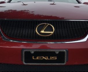 Lexus Front Half Plate Custom Made With Frame 