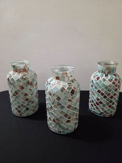 *** CLEARANCE *** PIC Frame Mosaic Vases ($30 EACH) @ Lasting Creations