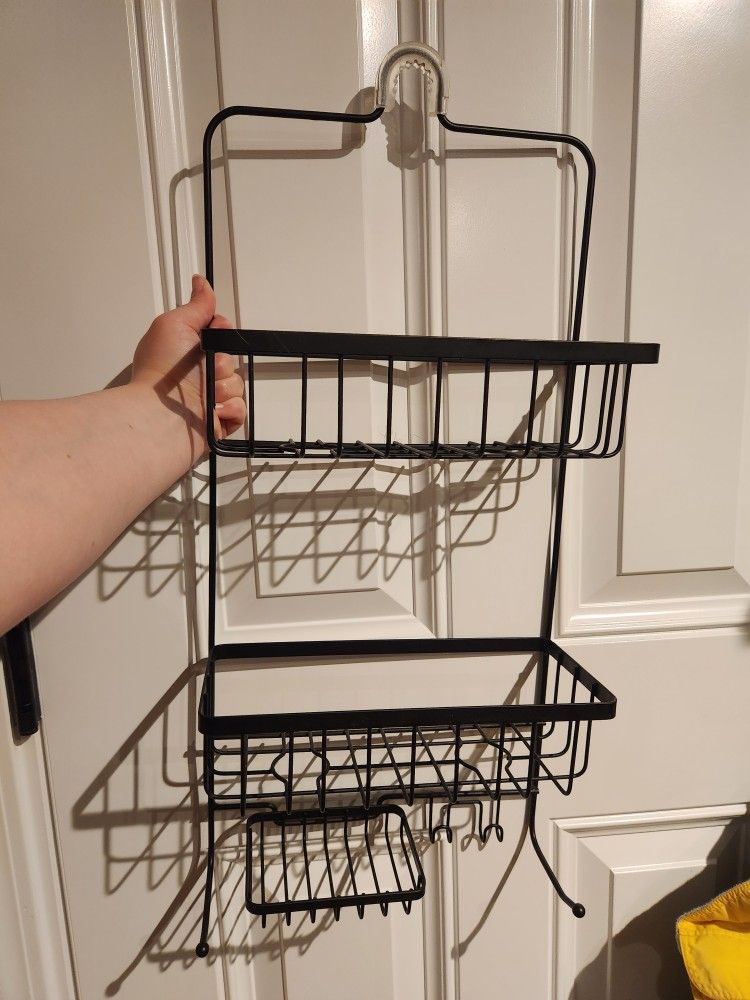 Two Tier Espresso Brown Shower Caddy