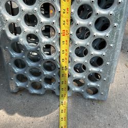 Galvanized Steps & Landing 