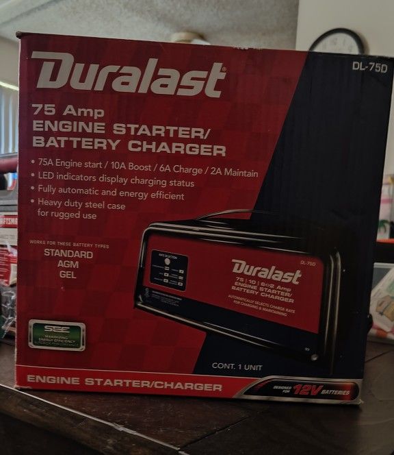 Duralast Battery Charger And Jump Starter