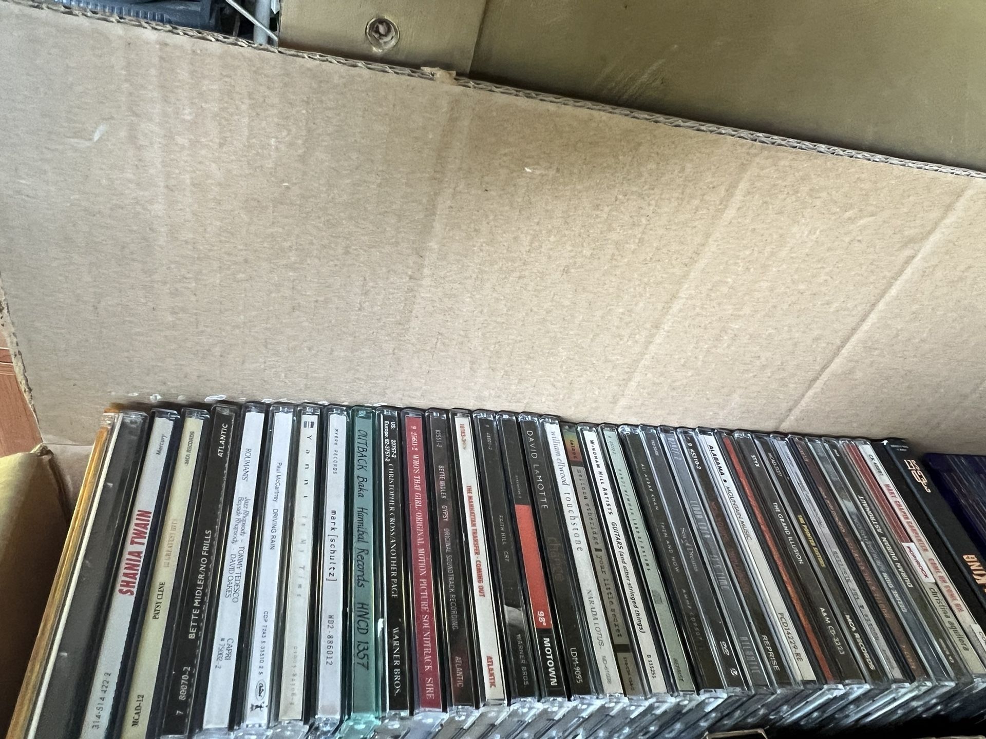 Boxes Of Misc CDs