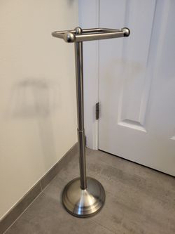 Delta Adjustable Toilet Paper Holder – Brushed Nickel – $20