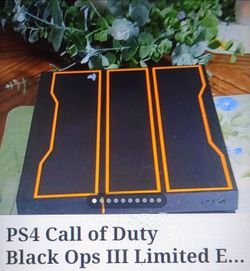 PS4 Call of Duty Black Ops III Limited Edition Console with extra items.