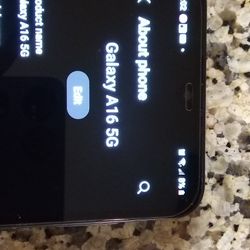 Samsung Galaxy a16 like new used 1 week