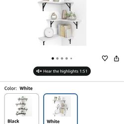 Corner Floating Shelves (Set of 3)