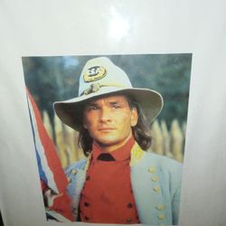 Patrick Swayze North And South Picture In Frame Publicity Photo 