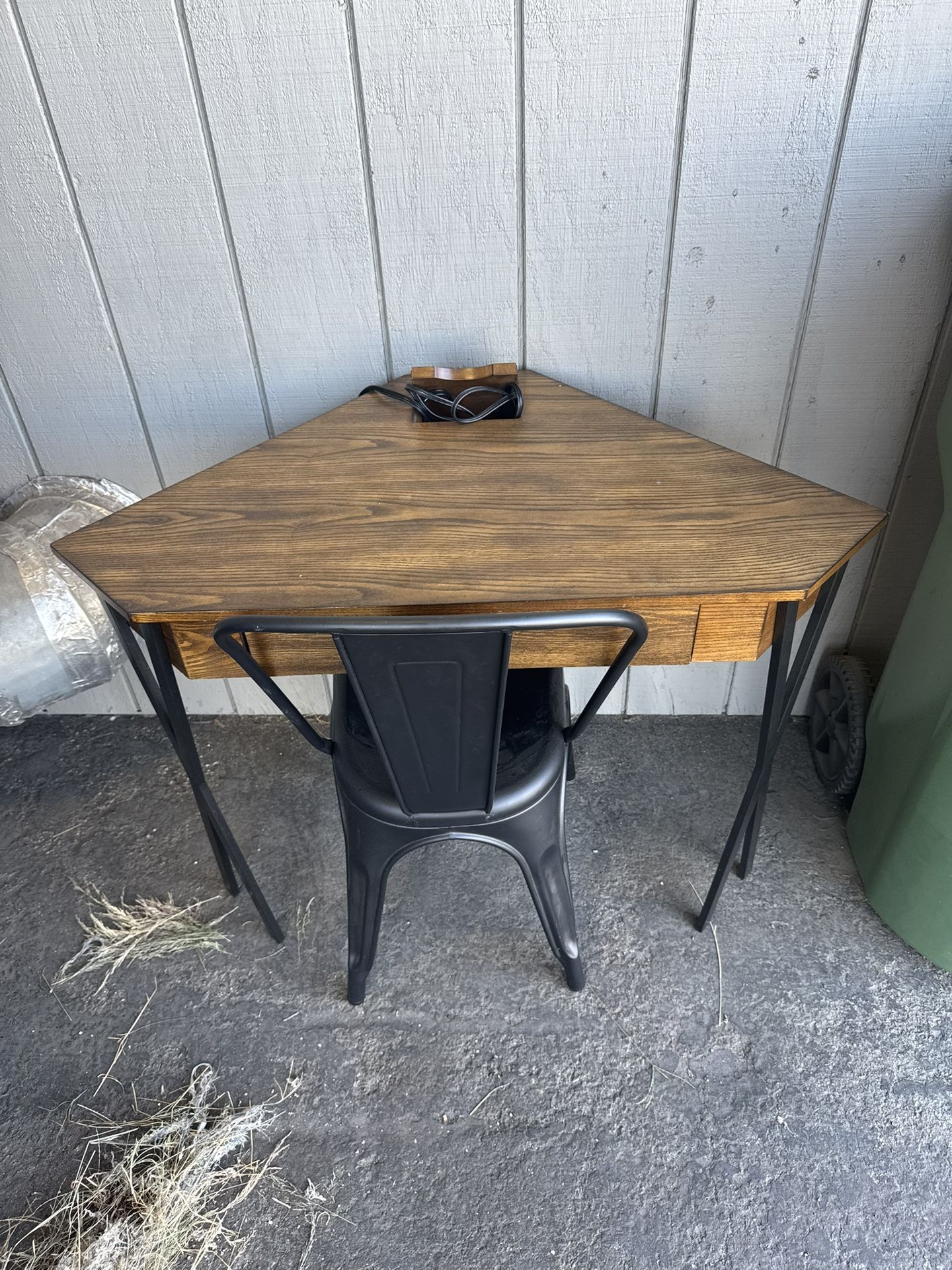 Antique Desk With Chair
