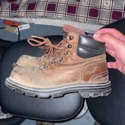 Wollverine Steel Toe Girl Work Boots Slip And oil Resistant 