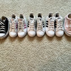 Girls Sneakers - Adidas, Converse And Vans