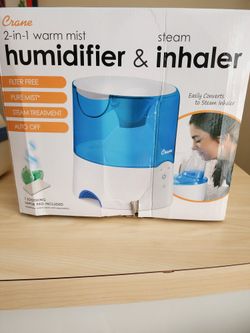2-in- Humidifier &  Steam Inhaler