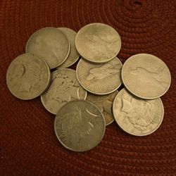  Silver Peace Dollars  @ Spot 22 -26 Dates