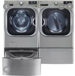 LG Washer & Gas dryer set (WM8000HVA) - $1,000 OBO, Must go!