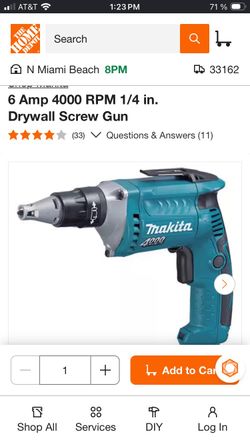 Makita drywall screw gun
