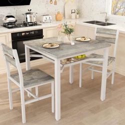 3 Pieces Dining Room Set Chairs And Table