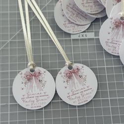 Custom thank you tags or stickers