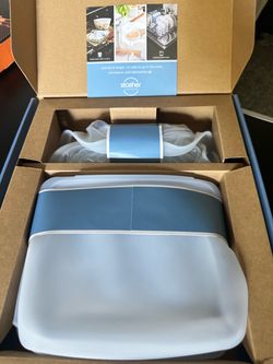 New With Tags Stasher Permium Silicon Reusable Starter Kit/ Storage Pack 4 Dishwear lids and 6 Different Size Bags