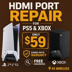 HDMI Port Repair - PS5/Xbox
