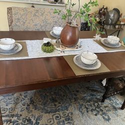 Ethan Allen Dining Table With Leaf