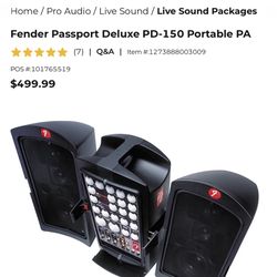 Portable PA system