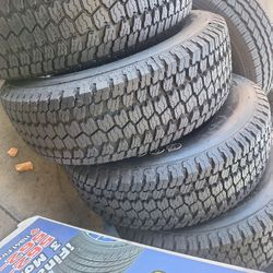 LT 275/65/18/  $380 GOODYEAR SEMI NEW FOUR TIRES