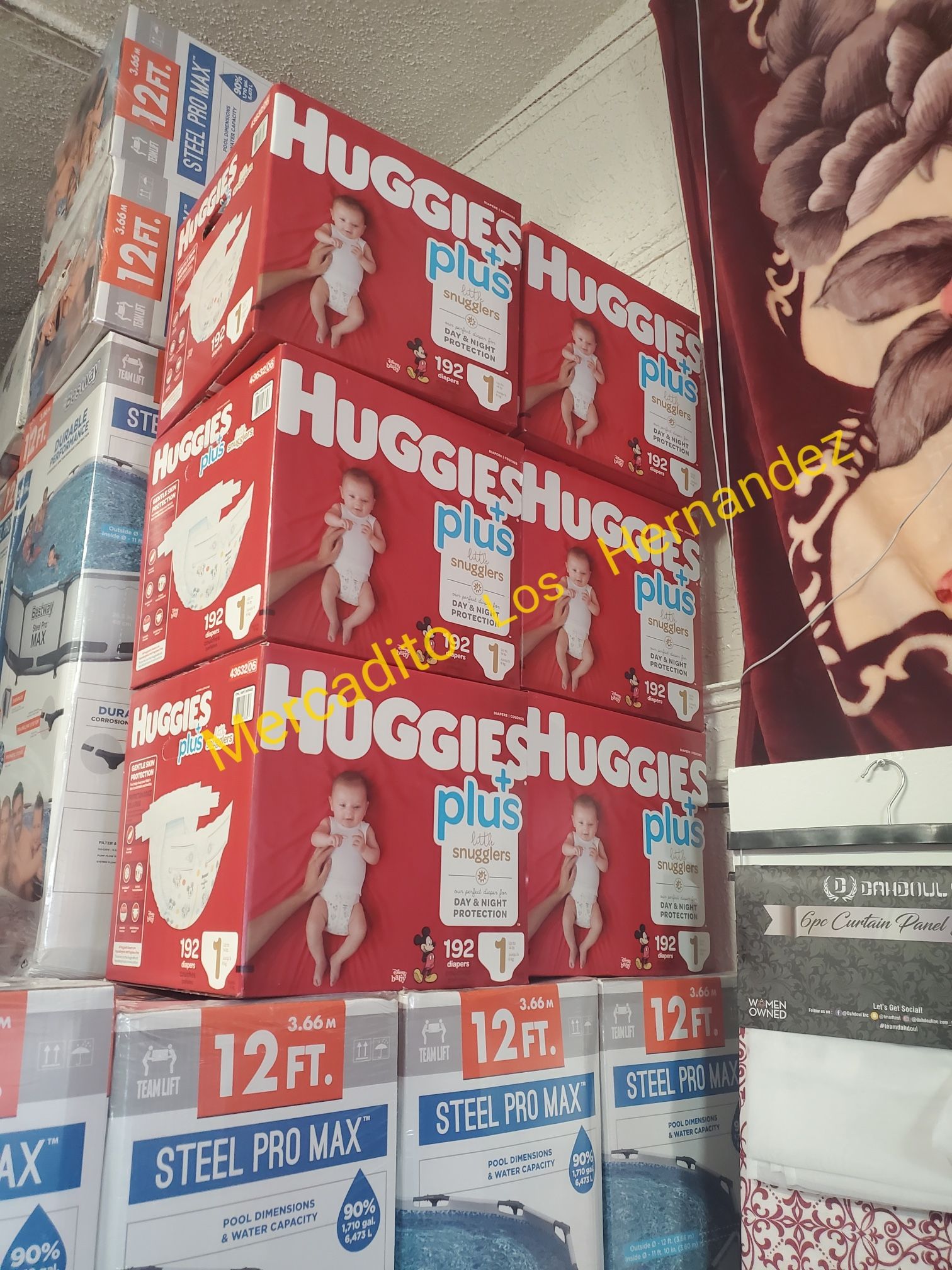 Huggies Little Snugglers Size 1 - 192 Diapers Pañales/ Firm price