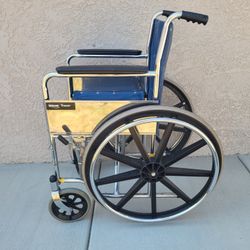 🔥 Invacare Tracer 18" Wheelchair ♿ Medical Hospital Grade Mobility Assisted Injury Brakes Durable Comfort Wheel Chair
