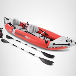 Inflatable Kayak Set And Life Jackets
