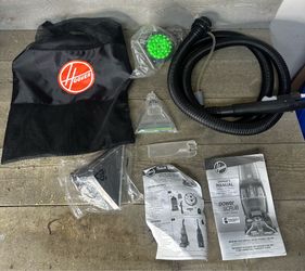 Hoover Hose Power Scrub SpinScrub 50 Deluxe Carpet Cleaner Hose Bag Attachments