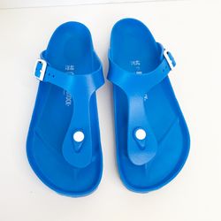 BIRKENSTOCK Unisex Gizeh EVA Scube Blue Size M(7) W (9)