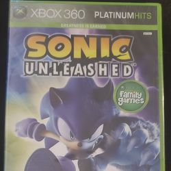 Sonic Unleashed Xbox 360 Video Game Cartridge 