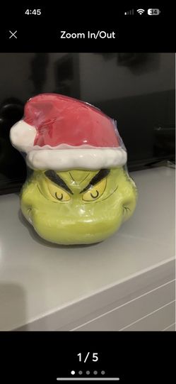 The grinch cookie jar With Cup