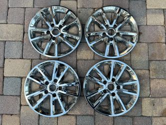 2013-2019 Dodge Caravan/Journey #7252P-C 17" Split 10 Hub Cap Set/4