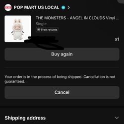 White Zimomo From Pop mart Waiting To Be Shipped 