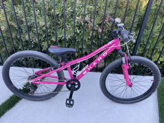 Haro Kids Girls 24 Inch Mountain Bike Pink