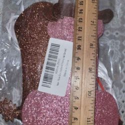 Boot and Cowboy Hat Garland Rose Gold Nash Bash Banner for Nashville Bachelorette Party