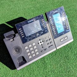 Yealink SIP-T46G Black IP VoIP Office Gigabit PoE Speakerphone NO Headset&Power