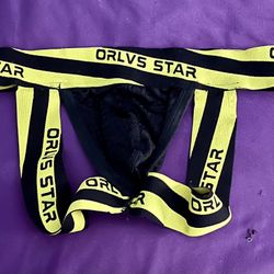 ORLVS Star Wide Net Mesh Jockstrap, Small