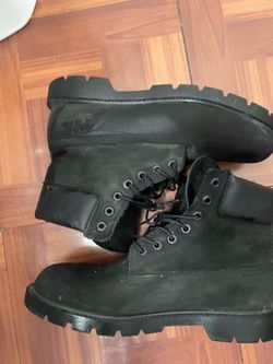 6 inch timberland boots black 8.5